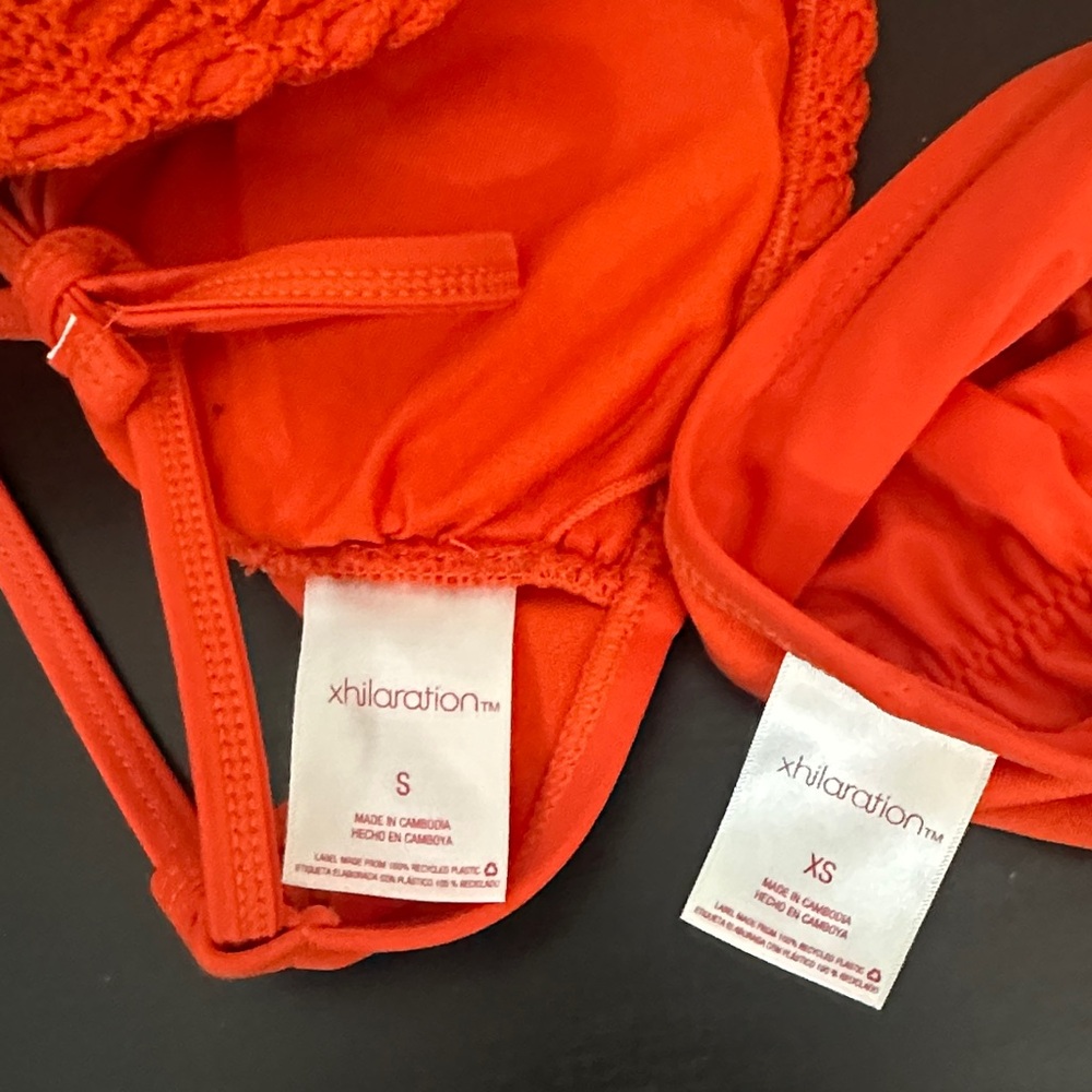 Xhilaration Red Bikini Set - Picture 3 of 4